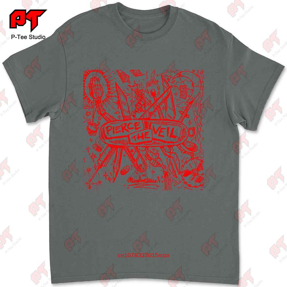 Pierce The Veil T Shirt Metal Music Ptv Misadventures Cotton Xs To 5Xl JZC8