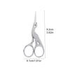 Fenrry 1pc Retro Crane Mouth Scissors Stainless Steel Scissors Cross Stitch Embroidery Knitting Sewing Handicraft Scissor DIY