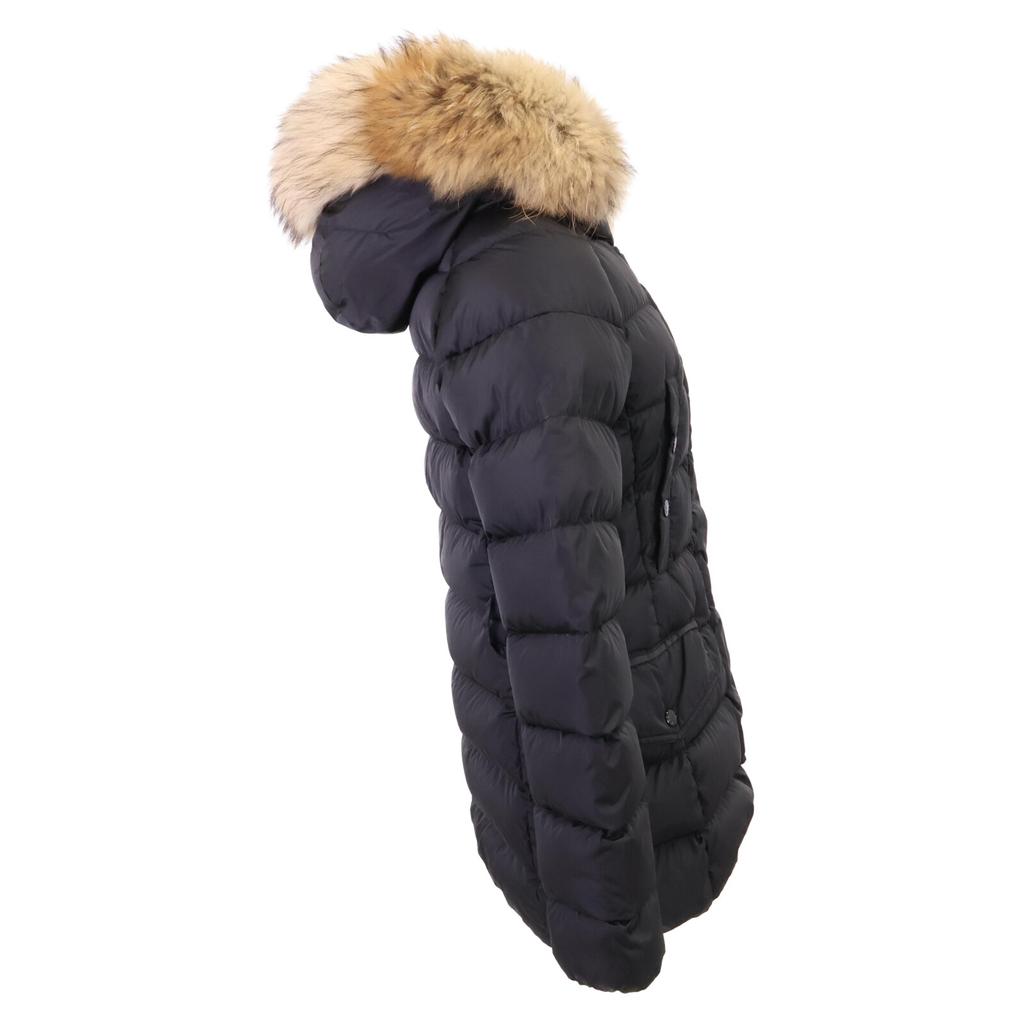 Moncler CLIO Fur Down Jacket Jacket 2 blackUsed