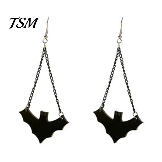 Costume Party Ear Embellishments 1 Pair Halloween Earrings for Women, Skeleton Spider Pumpkin Women Ghost Bat Dangle Earrings, Gothic Jewelry