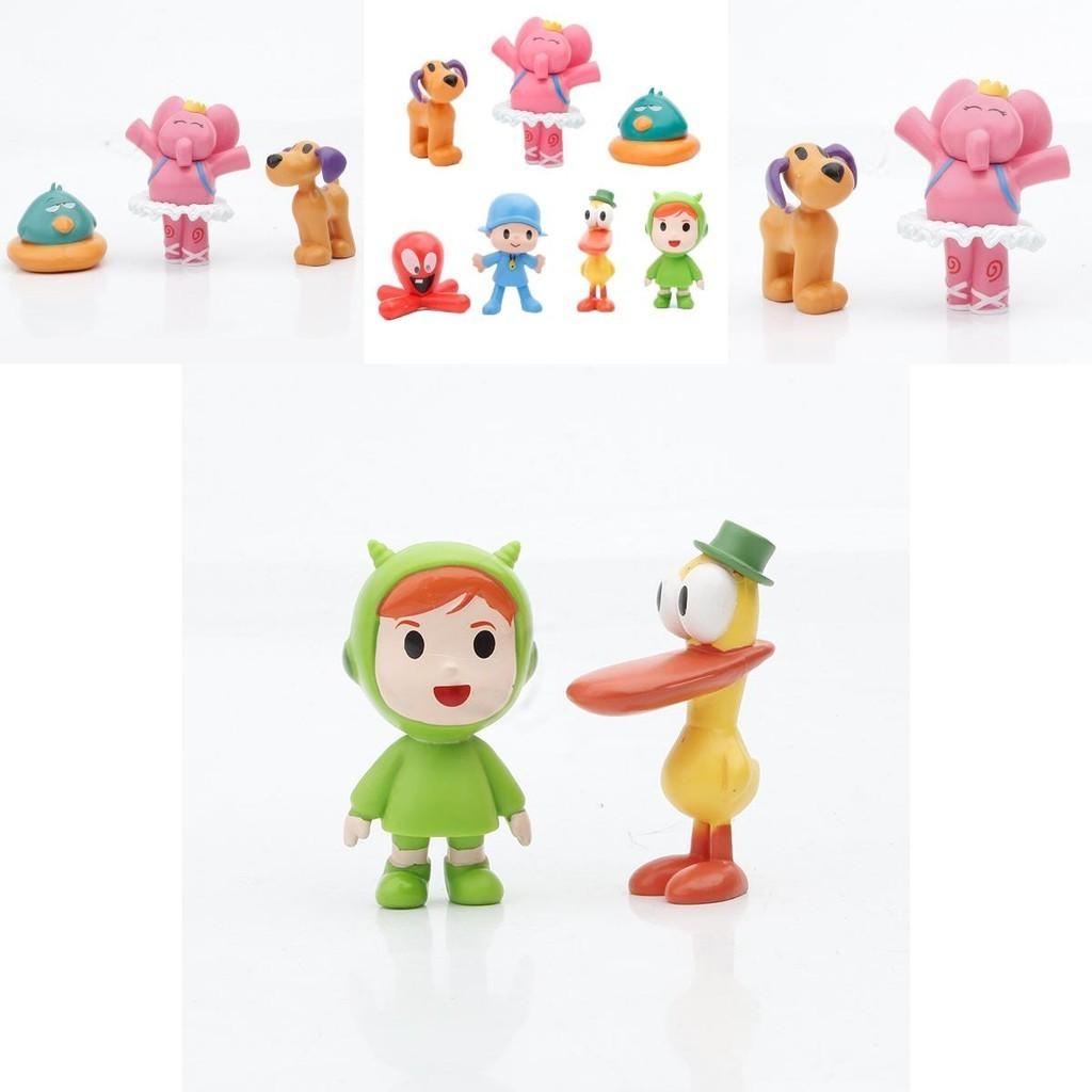 Adorable 7pcs Pocoyo Action Figures Zinkia Miniatures Perfect For Cake Decoration
