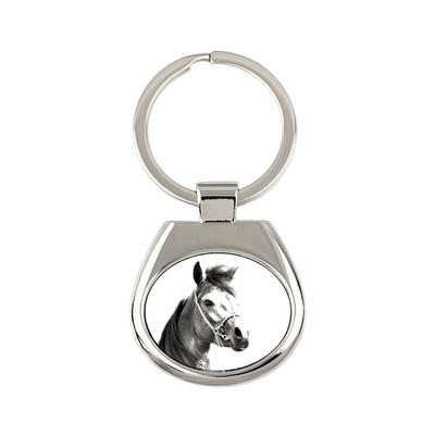 Arab Horse - Keychain with a Horse, Keychain with a Print, Personalized Pendant from the Brand