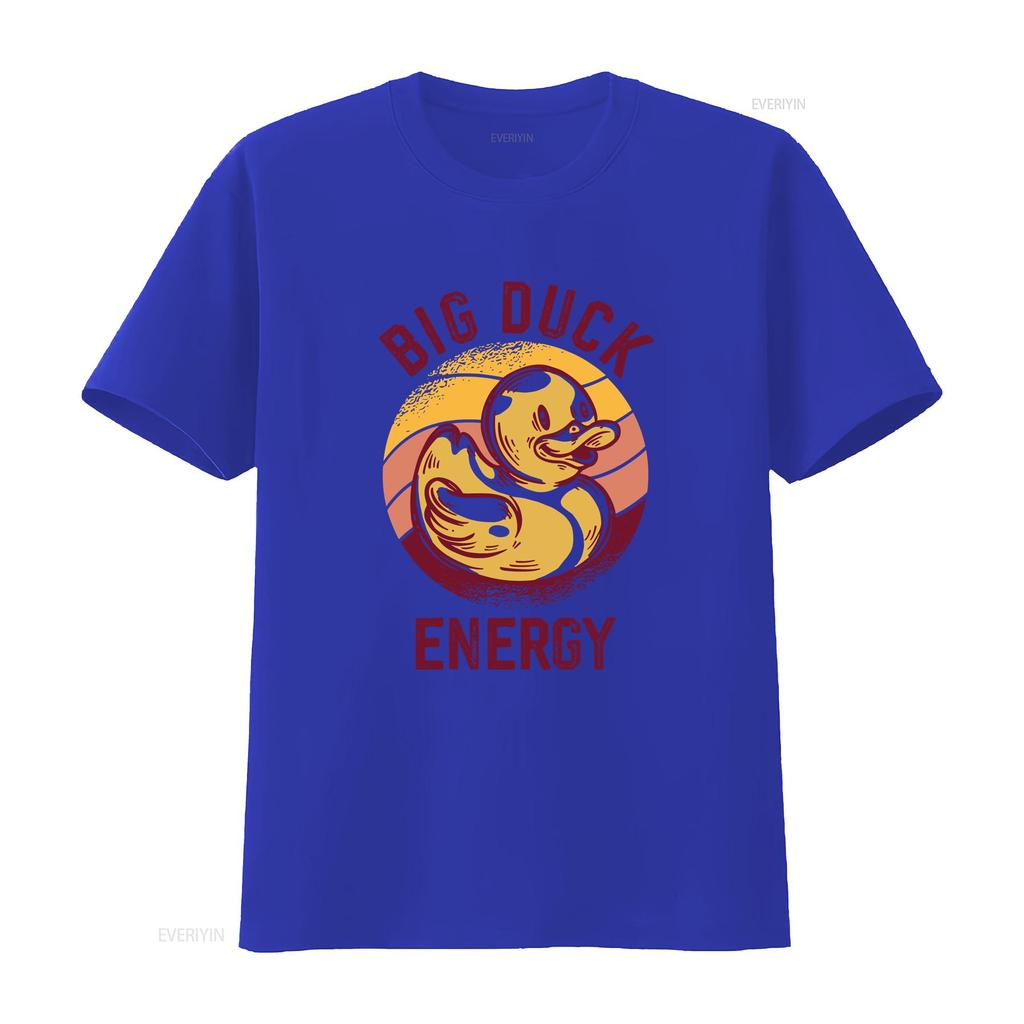 Big Duck Energy Rubber T Shirt  vintage Washed streetwear Stylish Slightly Top For Everyday Wear Unisex fashion Casual