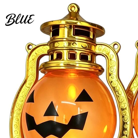 Tabletop Lantern for Party Halloween Pumpkin Lantern Flickering LED Lamp Vintage Handheld Realistic Holiday Home Decor Oil Lamp Indoor Outdoor