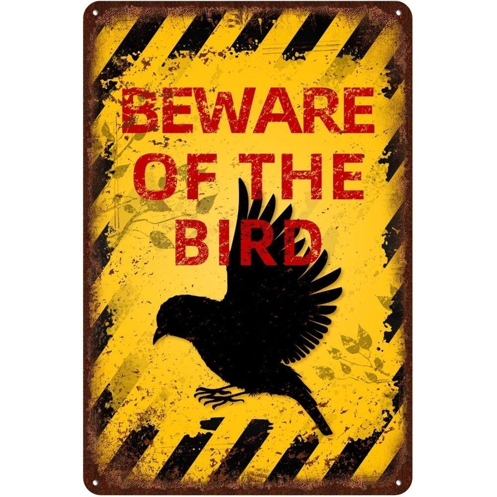 Beware of Animal Silhouette Aluminum Signs Metal Warning Plates