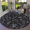 1pc Office Carpet Chair Mats Witchcraft Symbols Perfect for Decorating Office Chairss, Or Bedrooms.YDT303
