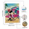 DIY Diamond Painting Minnie and Des Cross Stitch Kit Mosaic Art Diamond Painting Full Circle Diamond Home Decoration