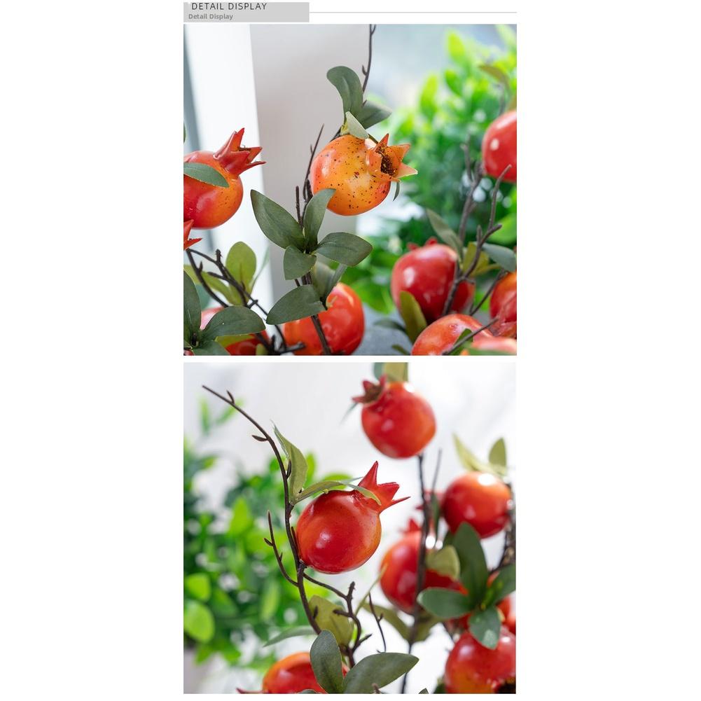 Realistic Design Pomegranate Flowers Artificial Flowers