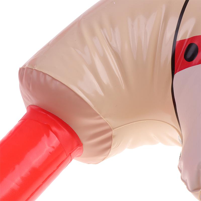 1 Stück Aufblasbarer Pferdekopf Aufblasbarer Pony-Stecken Ballon Mottoparty Dekorationen