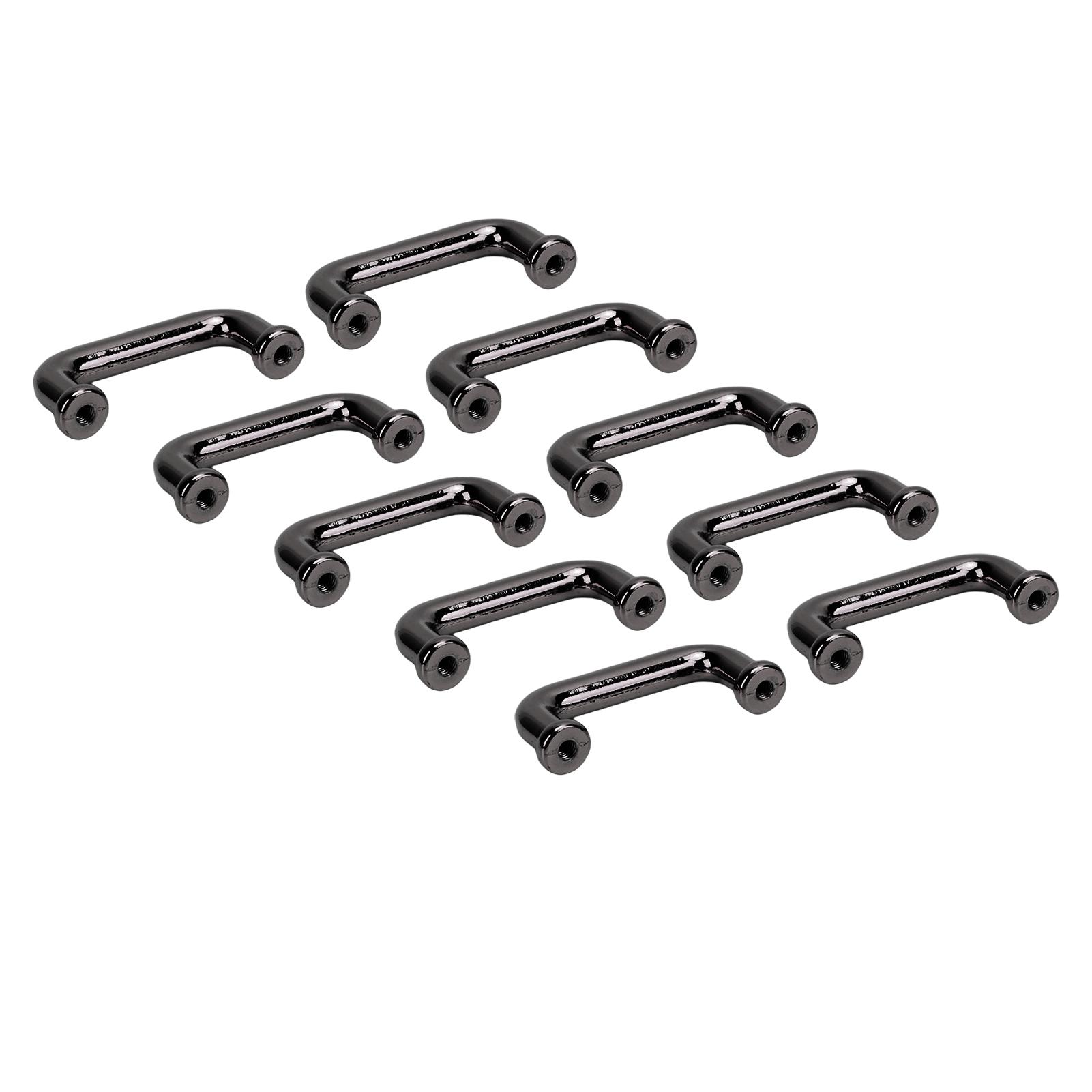 

10 шт. 25.5 X 10.5 X 5мм Плоска Кругла Циліндрична Пряжка-Місток Легка Установка З єднувач-Місток сірий колір