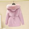 Cotton-padded Jacket Women's Short Winter Cotton-padded Clothes Overcome Coat.