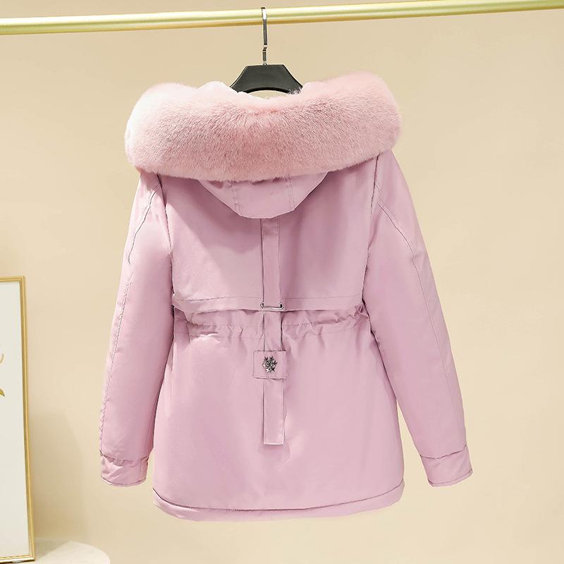 Cotton-padded Jacket Women's Short Winter Cotton-padded Clothes Overcome Coat.