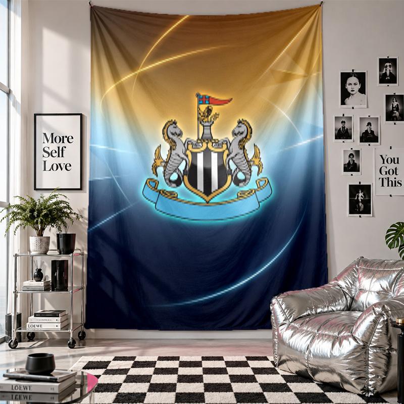 Newcastle United Football Wall Tapestry Home Decor Wall Hanging Cloth for Bedroom Living Room Background