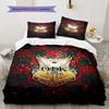 Östersunds FK Bedding Quilt Set Quilt Cover Pillowcase Home Decoration Birthday Gift (1 * Duvet Cover + 2 * Pillowcase, Without Core)
