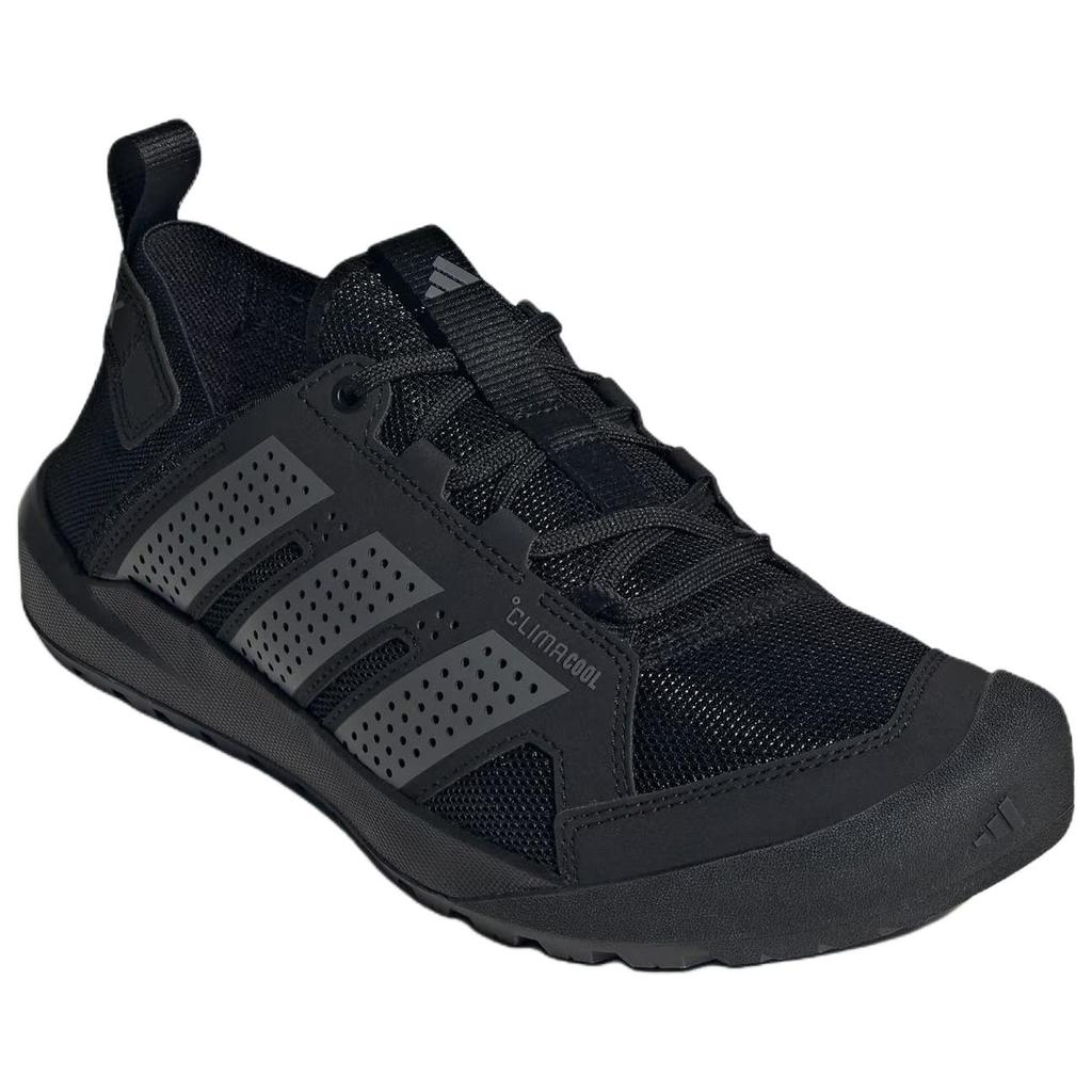 Adidas Daroga 25 Fabric Comfortable Versatile Balance Low-Top Hiking Shoes Unisex Hiking Shoes Black HQ9170