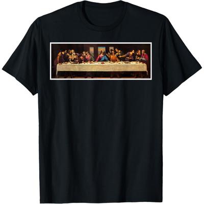 Das letzte Abendmahl Der letzte Gangster Weihnachten Christlicher Jesus T-Shirt
