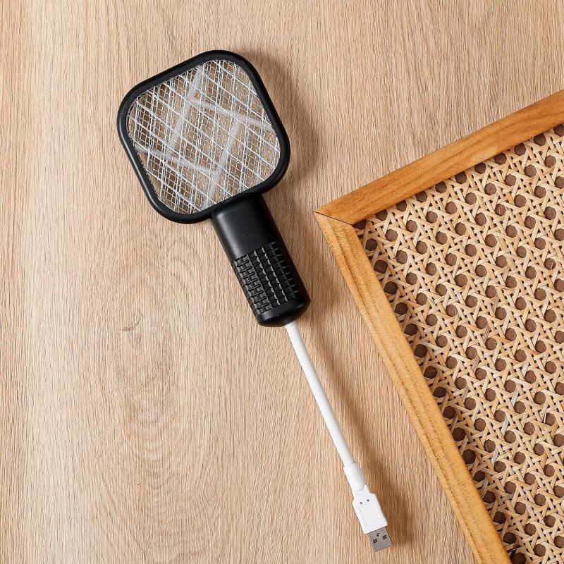 Pest Control Usb Mosquito Swatter Trap Electric Shock Mini Fly Bug Zapper Uv Light Portable Insect Racket Bedroom