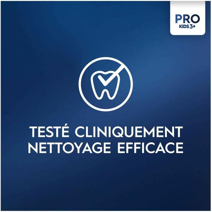 Brosse À Dents Électrique - ORAL-B - Kids 1 Manche Marvel Spider-Man - 1 Brossette - 1 Étui De Voyage - 3 Ans Et +