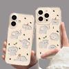 Orange Kleiner Elefant Apfel 17 Pro Max Handyhülle 17 Pro Niedlich Luft Transparent TPU Stoßfest 17 Schutzhülle 16