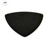 Musent Small Triangle Pick Set of 10 Rice Ball Type Mm Thick Polyacetal 0.8 MSSMTRPK0008-BLK-10P