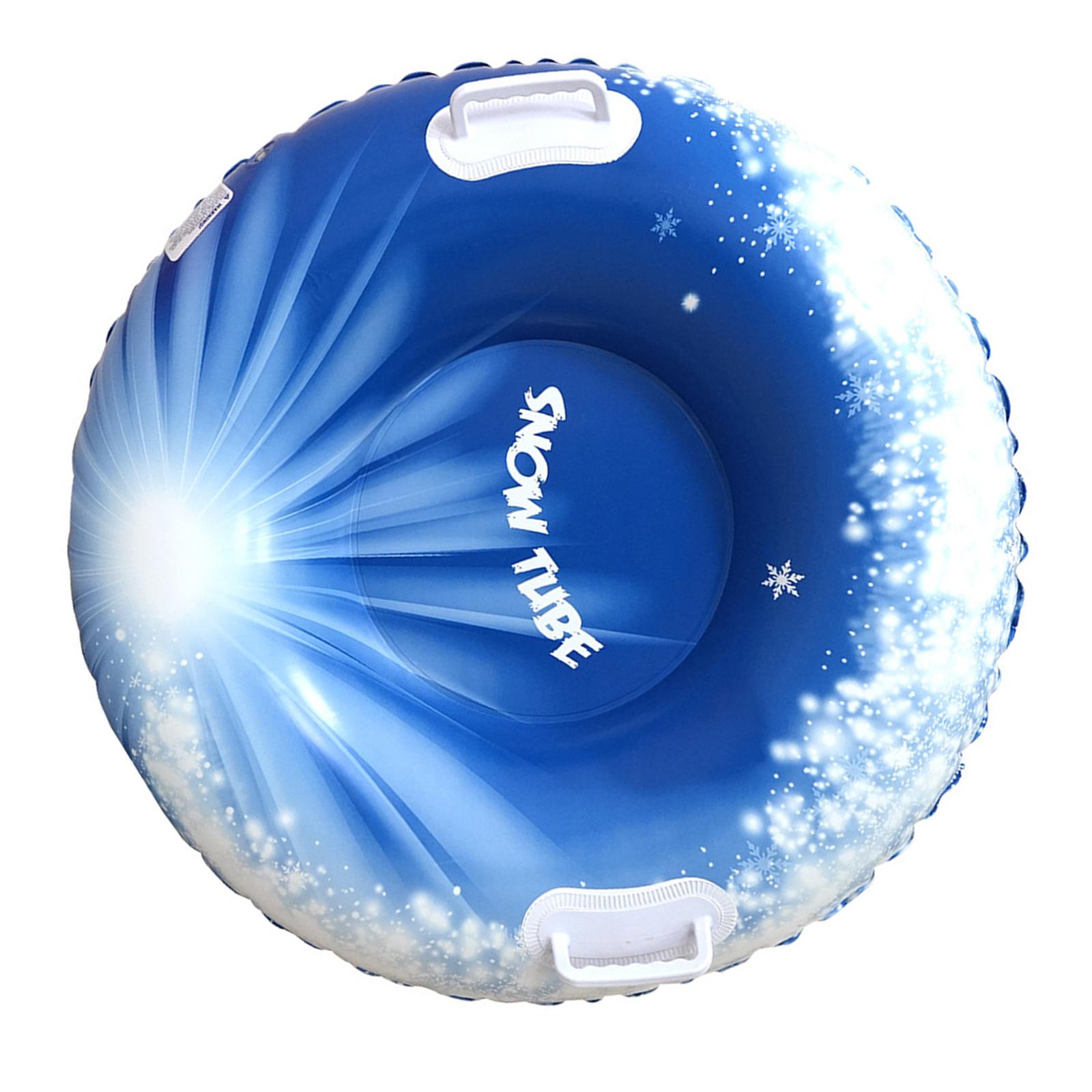 

Потовщені снігові санки Надувна снігова камера Санки з ручками Зимова іграшка для катання на снігу для хлопчиків дівчаток Сімейні розваги 4