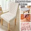 Elastic Jacquard Stretch Chair Cover Velveteen Removable Dining Chair Slipcovers  House Home