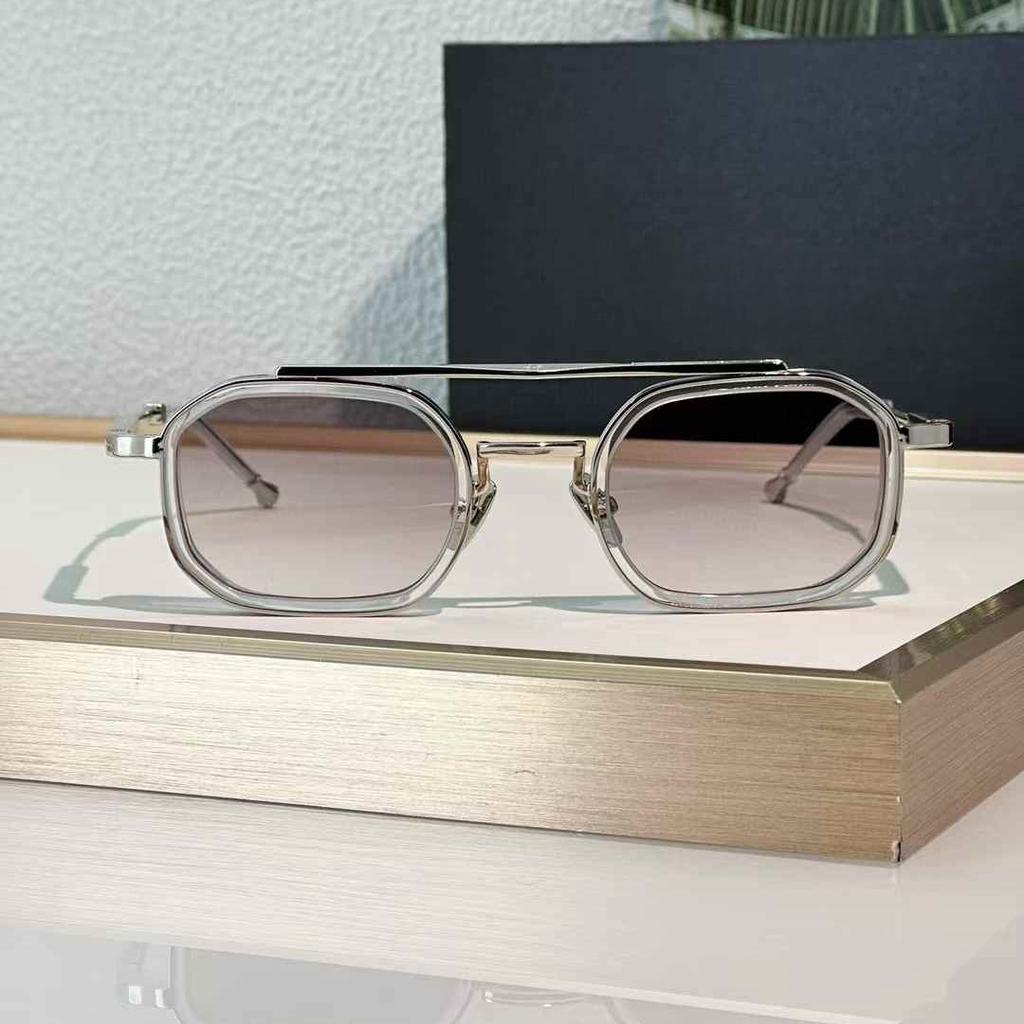 Heavy Metal Fashion Trend Vintage Luxury Sunglasses ANTHONY Alloy Acetate Frame UV400 Retro Square Design Unisex A+ Top Quality