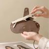 Hanging Sunglasses Case Pu Leather Eyeglasses Bag Portable Glasses Bag