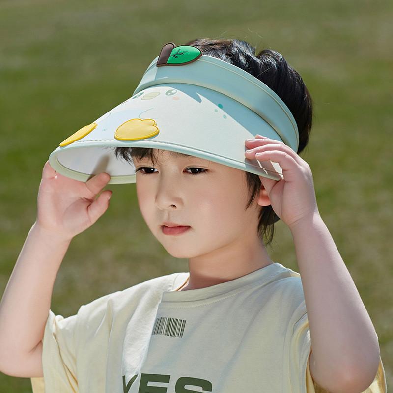 

Детская летняя шляпа от солнца с широкими полями для защиты от солнца и легкого комфорта циан