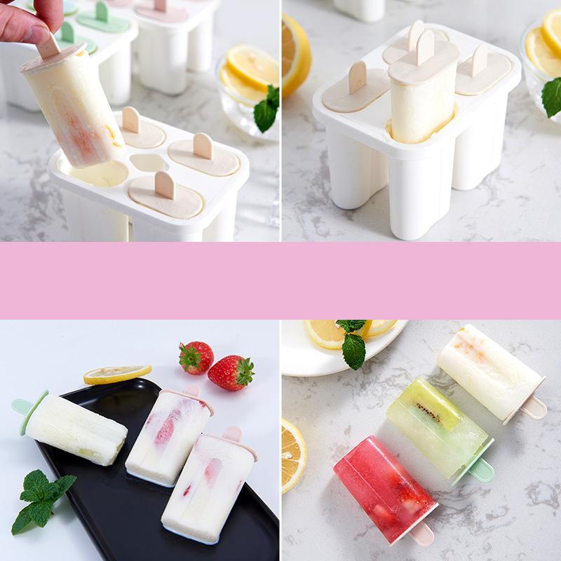 3/4 ll Silicone I Cream Popsicle Mold with Handle I Cream Mold Summer Children's I Cream Maker I Cube Tray Mold