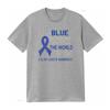 Womens Colon Cancer T Shirt For Someone Who Means The World To Me Black Vintage Washed Unisex Homme Fashion Stretched Soft