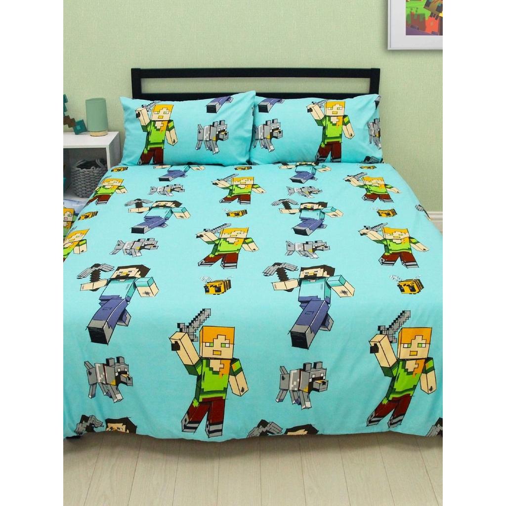 Minecraft Adventure Reversible Duvet Cover Set