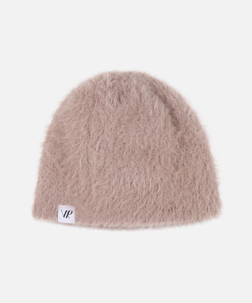 NP STUDIO [Gift Bag][2-Pack] Hairy Fur Knit Beanie 6 Colors