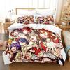 Anime Love Live Bedding Set College Idol Festival Duvet Cover Pillowcase Boys Girls Twin Queen Size Bed Boys Adult gifts
