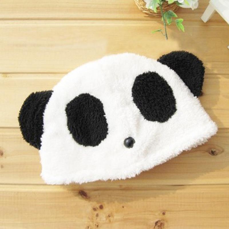 Fashion Winter Panda Hats For Women Bonnet Velvet Ear Warm Winter Cap  Women Cute Cotton Beanie Hat Ears Bonnet Gorras Spring