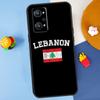 Lebanese Lebanon Flag For Realme 11 10 12 13 14 Pro Plus GT 5 6 6T GT7 Pro C61 C53 C51 C21Y C25S C55 C67 C75 Case