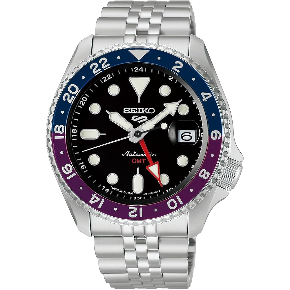 

Seiko 5 Sports SKX GMT Mechanical Automatic (with Manual Winding) SBSC021 Men s Watch