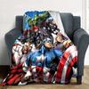 Superhero Team-Up Cozy Blanket Comfortable Ure Versatile for Sofa Couch Office Bed Picnics Ideal for All Seasons Digital Print Gifts For Family Y8