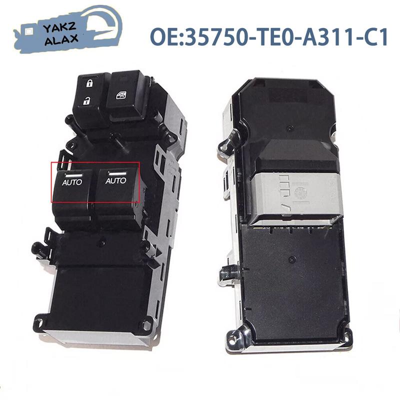 Master Power Window Control Switch 35750-TE0-A311-C1 for Honda Accord 2013 2014 2015 2016 2017 Glass Regulator Button Auto Parts
