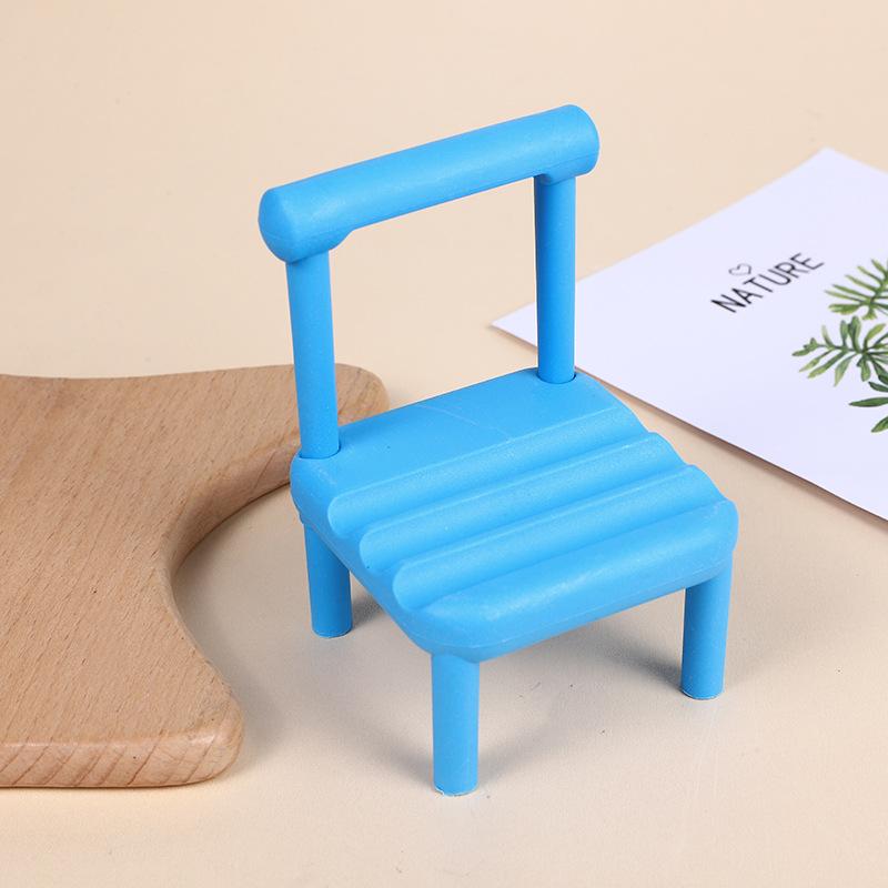 Mini Phone Stand Holder Cute Desktop Organizer Chair Stool for Smartphones