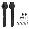 1 Set Schrank Schiebe Scheunentor Beschläge Kit Super Mini Scheunentor System Schiebe Kit Obenmontage Aufhänger Schiene Schrank