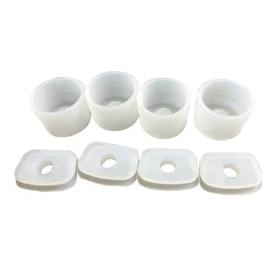 8Pieces Silicone Spill Proof-Stopper Set Leak-Stopper for Cup Straw Cover Cap Square Spill-Stopper Round Leak-Stopper