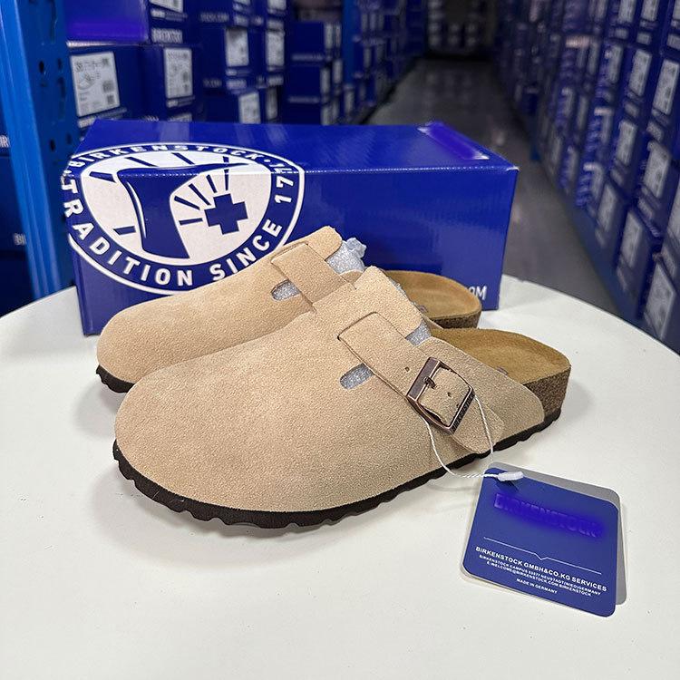 Boty Boken, Tužinky, Pantofle, Pravá hovězí kůže, Korek, Retro silná podrážka, Japonský styl, Ošklivé a roztomilé, Venkovní cool pantofle