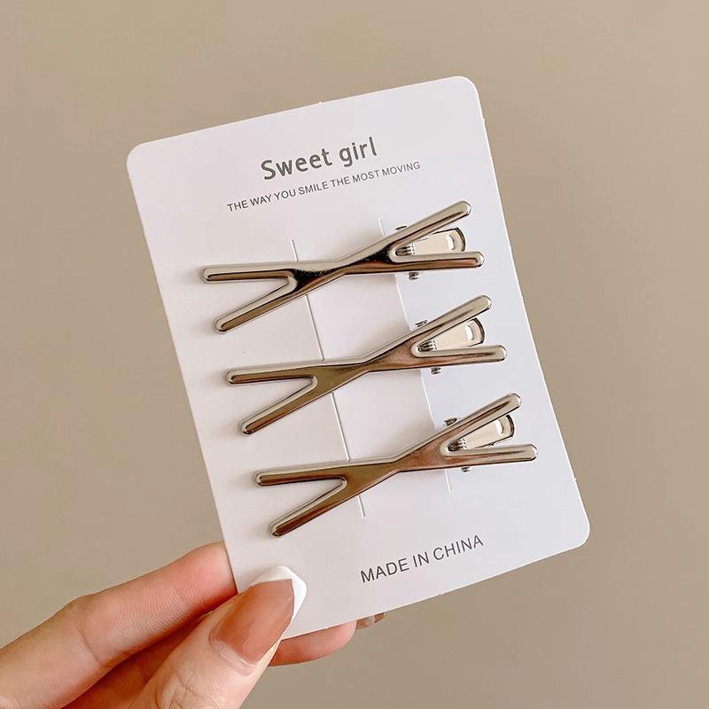 Autumn & Winter Coffee Hair Clip: Women's Seamless Duckbill, BB & Bangs Clips