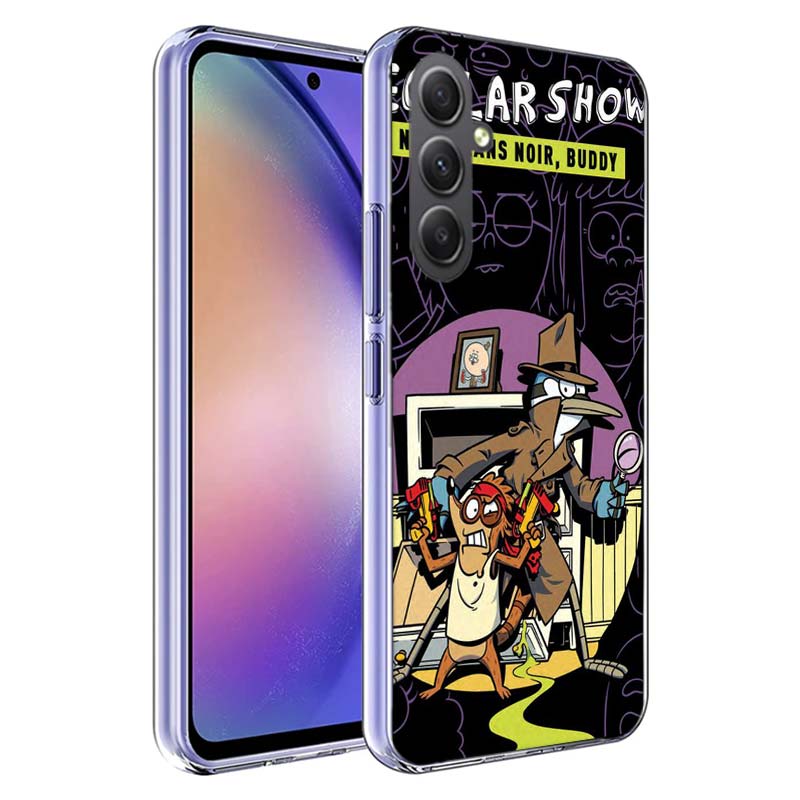 Cartoon Regulars Cute Show Phone Case for Samsung A55 A35 A25 A15 A07 A05S A16 A17 A26 A36 A37 A56 A57 Galaxy Note 20 10 A50S A7