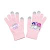 Kids Boys Girls Kpop Hunters Derpy Rumi Zoey Mira Printed Velvet Autumn Winter Warm Knitted Gloves