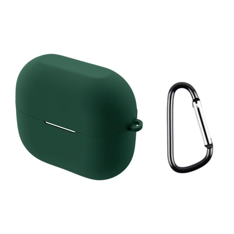 Silicone Cover with Carabiner Protective Wireless Charging Headphone Wireless Earphone Accessories for Buds 3 Men Women