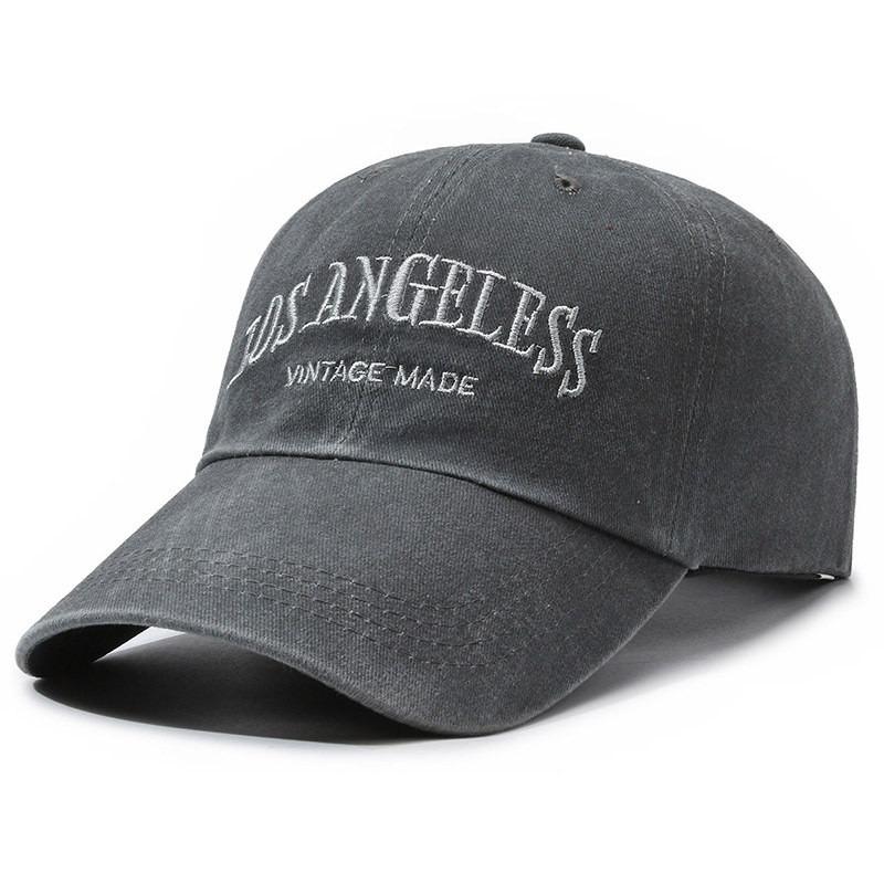 Vintage Distressed ”LOS ANGELESS“ Embroidered Baseball Cap with Soft Crown | Adjustable Streetwear Unisex Hat