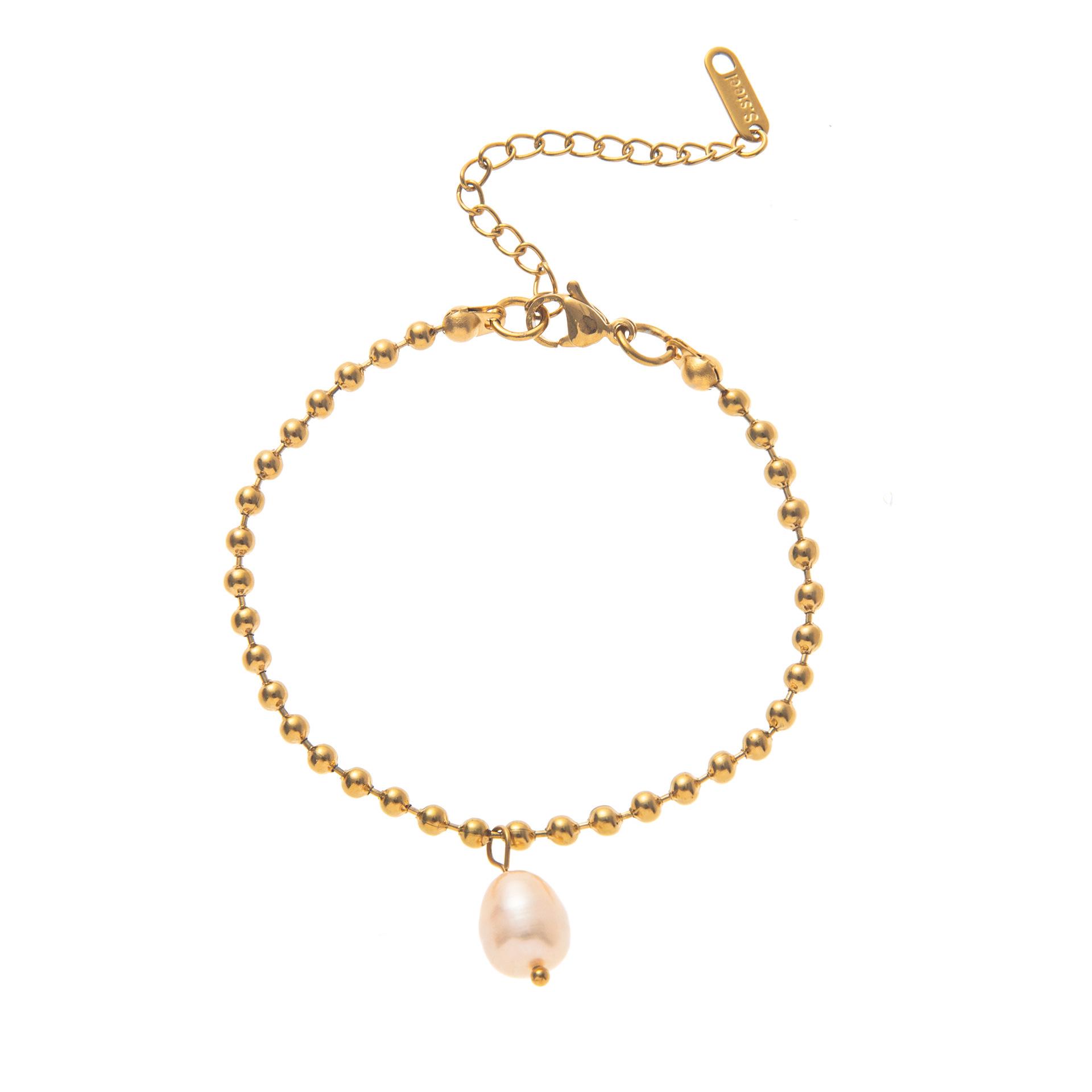 Elegant Baroque Freshwater Pearl Bracelet for Women