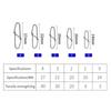 Double Buckle Pin Bfp-300 Stainless Steel High Tensile Strength Durable Smooth Anti Fall Off Fishing Accessories For Sea Fishing